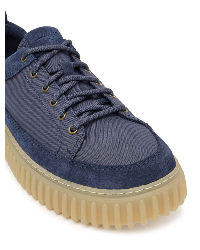 Sneakers uomo Clarks Torhill Lace navy textile US26CL07 26186153