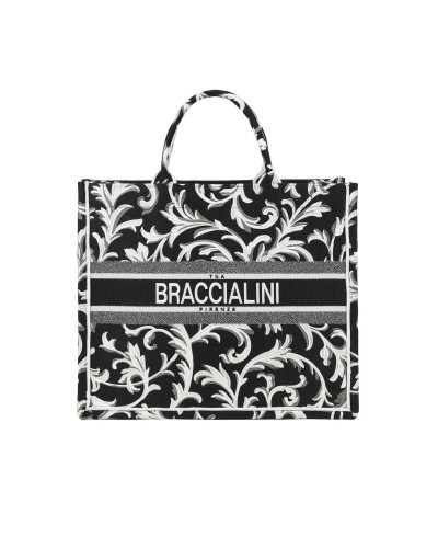 Borsa a mano Braccialini Queen tote nero BS26BR08 B18921