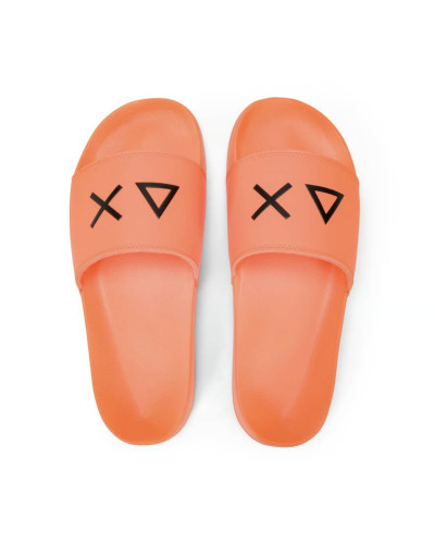 Slippers logo Sun68 64 arancio fluo uomo US26SU28 X36110