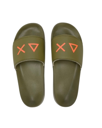 Slippers logo Sun68 19 militare uomo US26SU33 X36110
