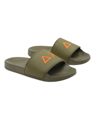 Slippers logo Sun68 19 militare uomo US26SU33 X36110