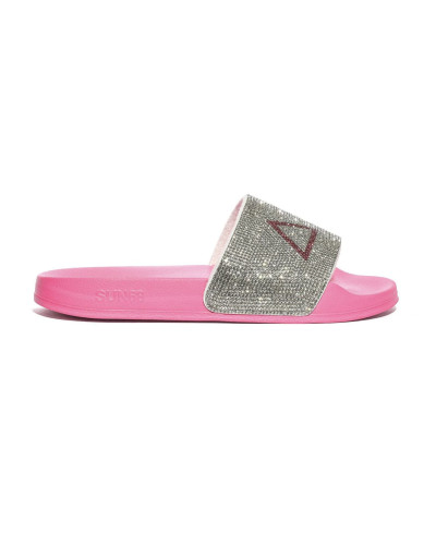 Slippers strass beach donna Sun68 62 fuxia fluo DS26SU27 X36211