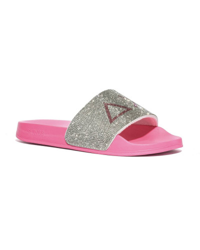 Slippers strass beach donna Sun68 62 fuxia fluo DS26SU27 X36211