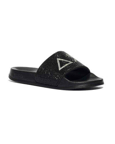 Slippers strass beach donna Sun68 11 nero DS26SU29 X36211