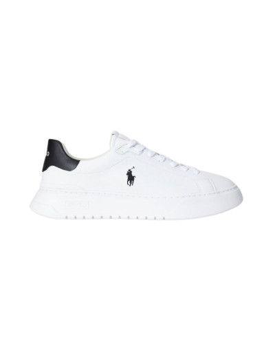 Sneaker Polo Ralph Lauren Rlite Court in pelle white US26PO01 809974097002