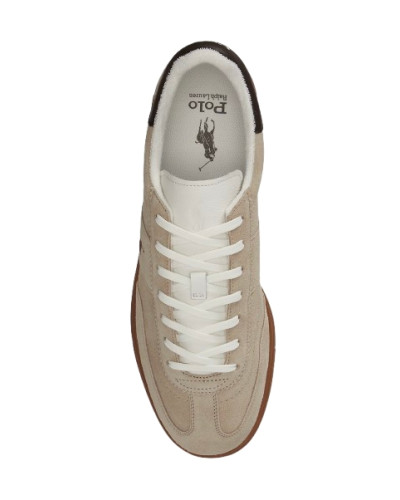 Sneaker Polo Ralph Lauren Bedford in pelle scamosciata beige US26PO03 809P09753005
