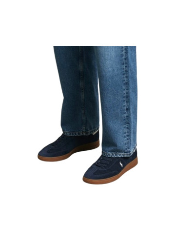 Sneaker Polo Ralph Lauren Bedford in pelle scamosciata navy blu/bianco US26PO05 809978008001