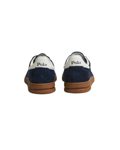 Sneaker Polo Ralph Lauren Bedford in pelle scamosciata navy blu/bianco US26PO05 809978008001