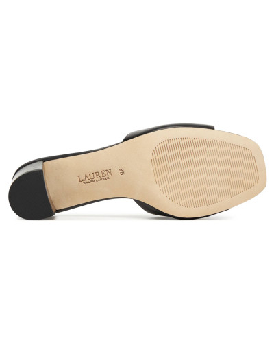 Sandalo Lauren Ralph Lauren Everley TC 60 in vitello nero DS26RL06 802974364001