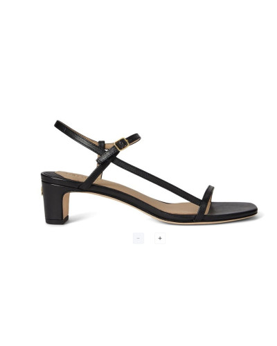 Sandalo Lauren Ralph Lauren Lainee TC 45 in pelle nero DS26RL10 802P00097001