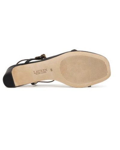 Sandalo Lauren Ralph Lauren Lainee TC 45 in pelle nero DS26RL10 802P00097001