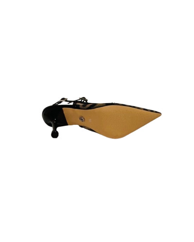 Scarpe donna Gold&gold décolleté tallone aperto tc 80 caffè DS26GG40 GD413
