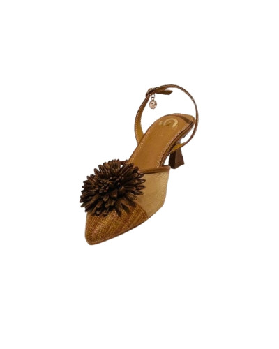 Scarpe donna Gold&gold décolleté tallone aperto tc 60 camel DS26GG42 GP1000
