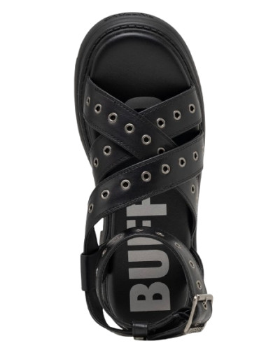 Sandalo donna Buffalo Vega MSS Riv nero DS26BF06 BN1602360