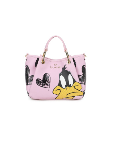Borsa a mano/tracolla Braccialini Amy Looney tunes rosa BS26BR12 LT266