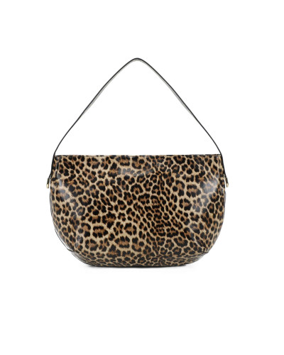 Borsa donna hobo Braccialini in pelle Ariel leopard BS26BR17 B19032