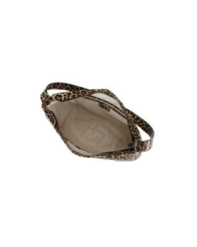 Borsa donna hobo Braccialini in pelle Ariel leopard BS26BR17 B19032