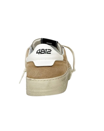 Scarpe uomo 4B12 sneakers hyper in suede desert US26QB10 HYPER-U3008