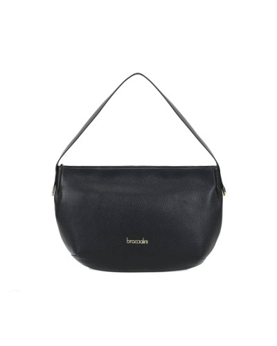 Borsa donna hobo Braccialini in pelle Ariel nero BS26BR24 B19032