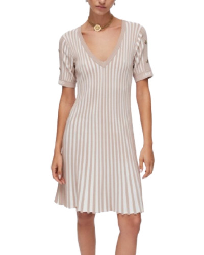 Abito donna Liu Jo light almond/ white ES26LJ09 TA6062 MS55N C3889