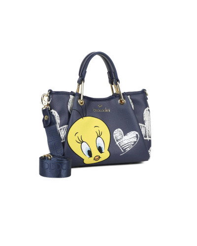 Borsa a mano/tracolla Braccialini Amy Looney tunes blu BS26BR27 LT265