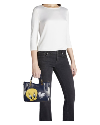 Borsa a mano/tracolla Braccialini Amy Looney tunes blu BS26BR27 LT265