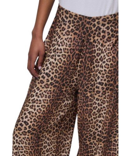 Pantalone donna Liu Jo in tessuto stampato animalier ES26LJ52 VA6052 TS123 V9789