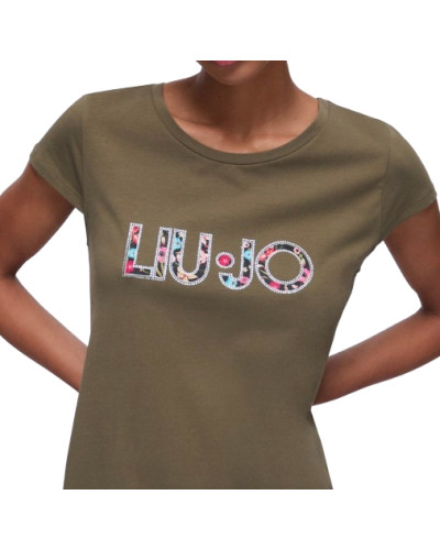 Abito donna corto Liu Jo in jersey sea turtle/flower ES26LJ57 VA6212 JS003 P9761