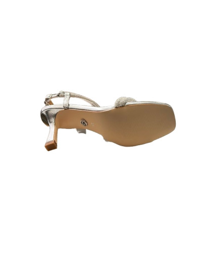 Scarpe donna Gold&gold sandalo tallone aperto tc 75 silver DS26GG49 GD459