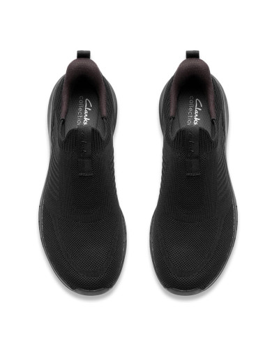 Sneakers uomo Clarks Motion Trek IN black knit US26CL09 26184467