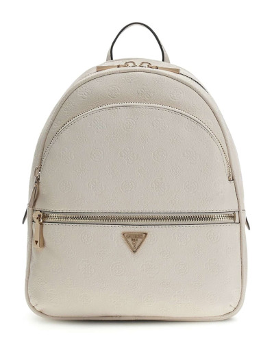 Borsa donna Guess zaino Manhattan II backpack stone logo BS26GU201 PD711833