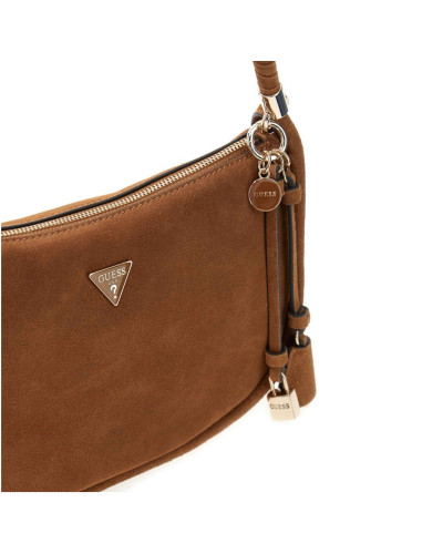 Borsa donna Guess Danya hobo scanosciata cognac BS26GU212 SG991801