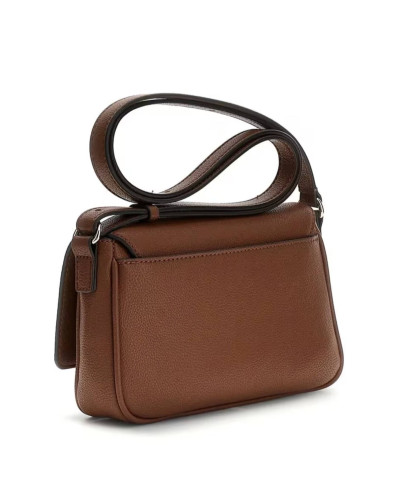 Borsa donna Guess a spalla Isola cognac BS26GU217 BG990521