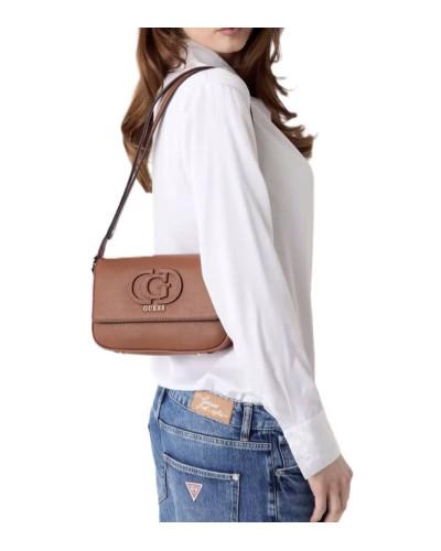 Borsa donna Guess a spalla Isola cognac BS26GU217 BG990521