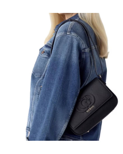 Borsa donna Guess a spalla Isola black BS26GU218 BG990521