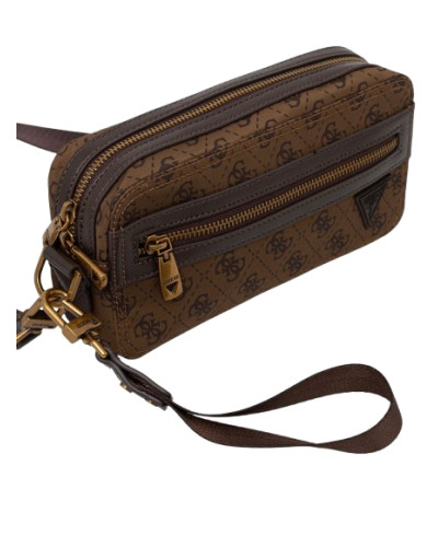 Borsa uomo Guess pochette Berlino marrone UBS26GU30 HMBENPP6250