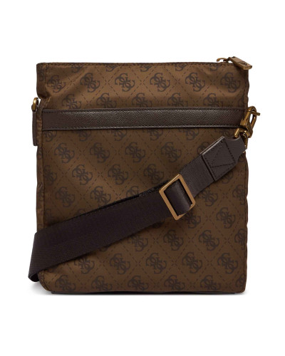 Borsa Guess tracolla uomo Berlin 4G logo coffee brown UBS26GU31 HMBENPP6123