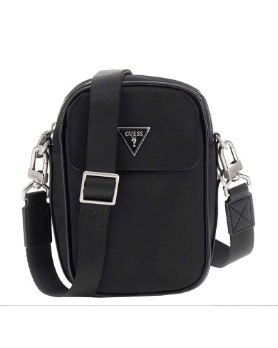Borsa Guess tracolla uomo Milano mini nylon black UBS26GU35 HMMINYP5425