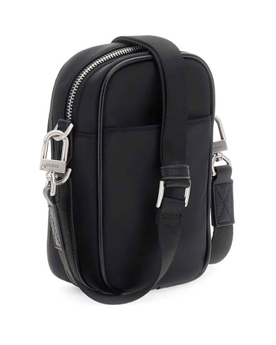 Borsa Guess tracolla uomo Milano mini nylon black UBS26GU35 HMMINYP5425