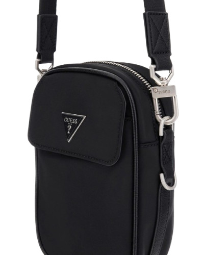 Borsa Guess tracolla uomo Milano mini nylon black UBS26GU35 HMMINYP5425