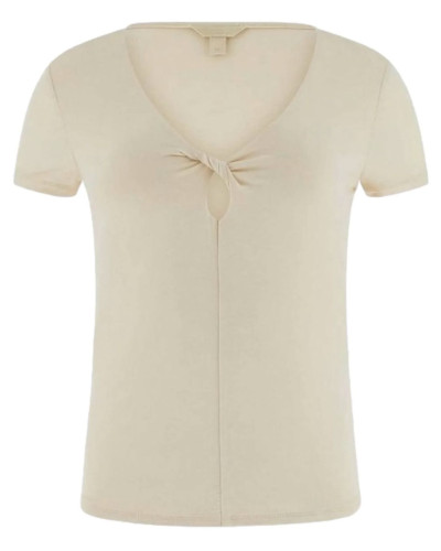 Top donna Guess Emmie pearl oyster beige ES26GU74 W6GP37K3252 G1M5