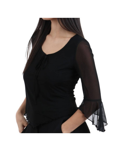 Top donna Guess maglia nera ES26GU86 W6GP16K2944 JBLK