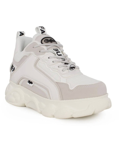 Sneaker donna Buffalo Cld Chai vengan nabuck/ mesh white DS26BF09 BN16304251