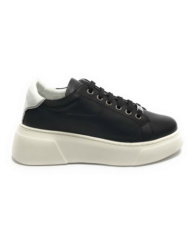 Scarpe donna Liu-Jo sneaker Andie 718 in pelle black DS24LJ26 4A4717 P0062