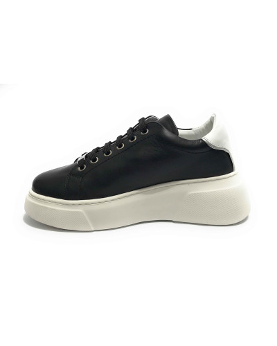 Scarpe donna Liu-Jo sneaker Andie 718 in pelle black DS24LJ26 4A4717 P0062