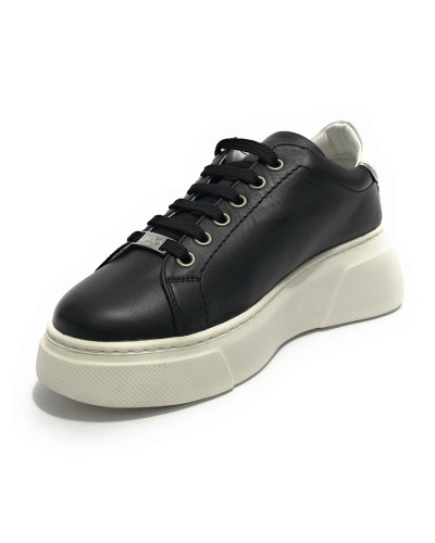 Scarpe donna Liu-Jo sneaker Andie 718 in pelle black DS24LJ26 4A4717 P0062