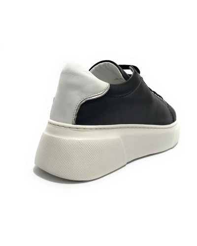 Scarpe donna Liu-Jo sneaker Andie 718 in pelle black DS24LJ26 4A4717 P0062