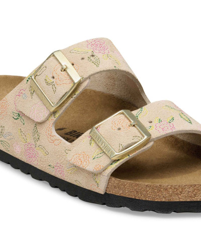 Sandalo donna Birkenstock Arizona Sandcastle flower DS26BI18 1031736