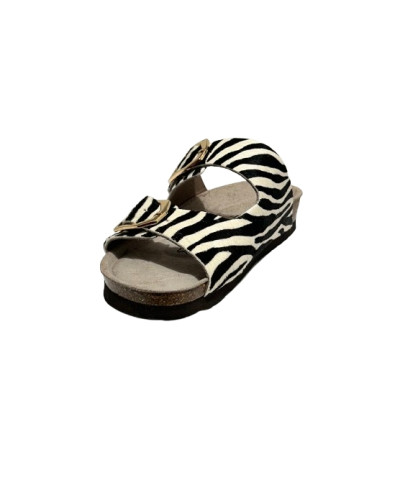 Sandalo donna Genuins Gelan leather stampa zebra DS26GN03 G106784