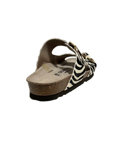 Sandalo donna Genuins Gelan leather stampa zebra DS26GN03 G106784